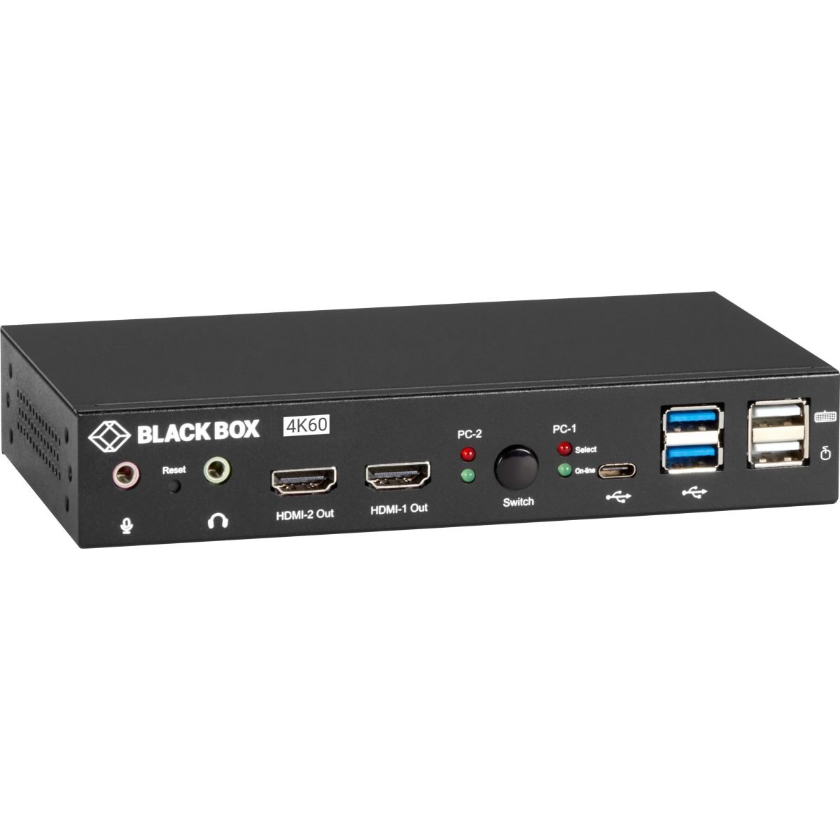 Black Box Corporation KVM SWT DH HDMI USB 2PT KVD200-2H