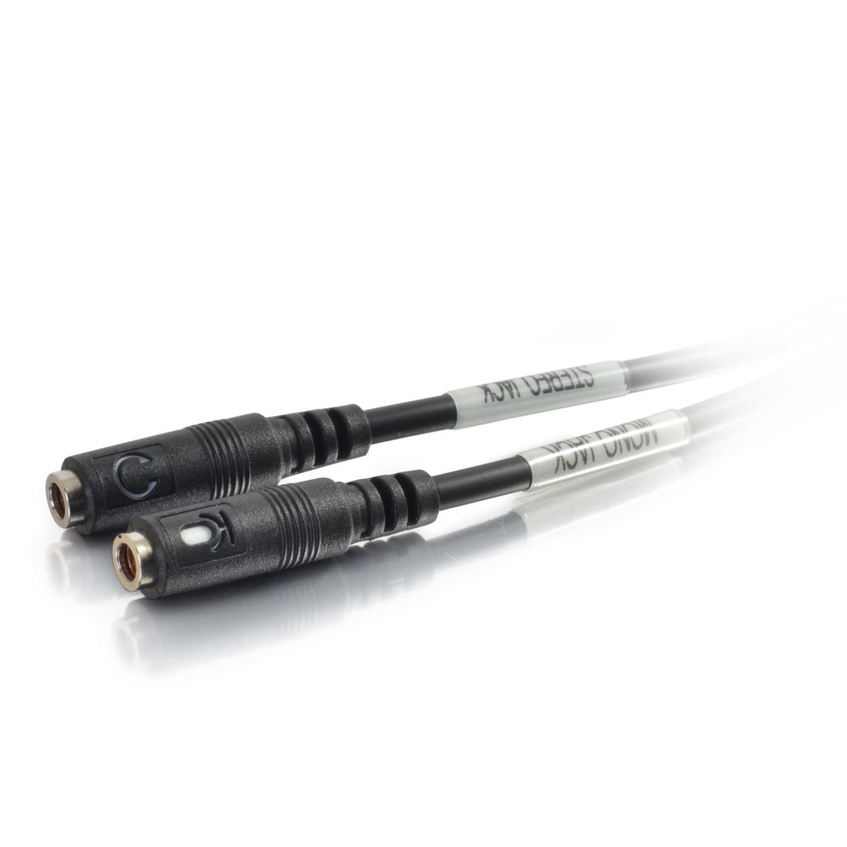 C2G 6" 3.5mm Mic Headphone Cable 27394