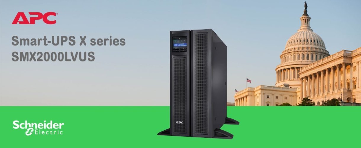 APC by Schneider Electric 2000VA Shrt Dpth Twr Rck SMX2000LVUS