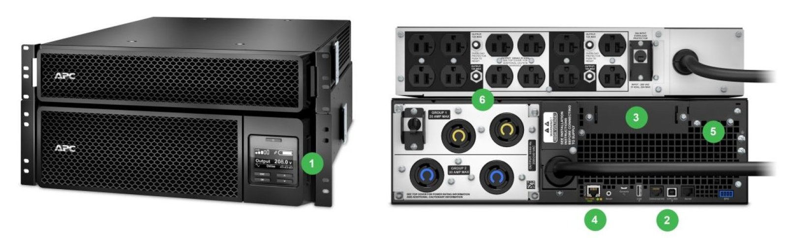 APC by Schneider Electric SmartUPS OnLine 5kVATF BAA SRT5KRMXLT-5KTF-A