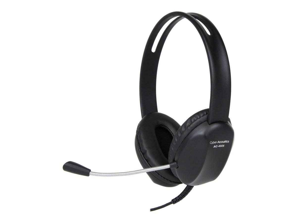 Cyber Acoustics USB Stereo headset braided crd AC-4006