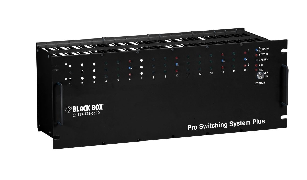 Black Box Corporation 4U DB9 AB SWTCH CRD Latch SM966A