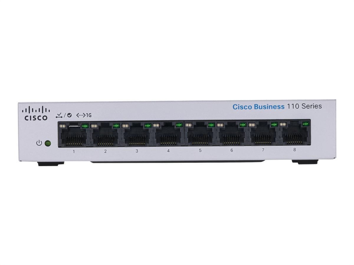 Cisco Systems CBS110 Unmanaged 8-port GE CBS110-8PP-D-NA