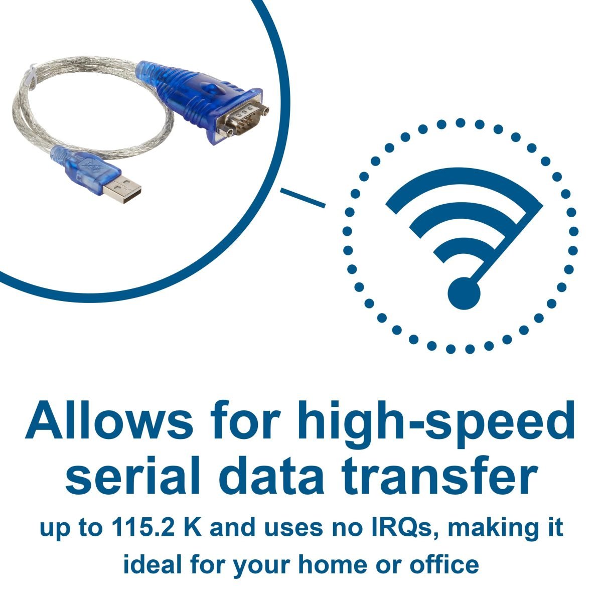 C2G 1.5' USB to DB9 Adpt Cble 26886