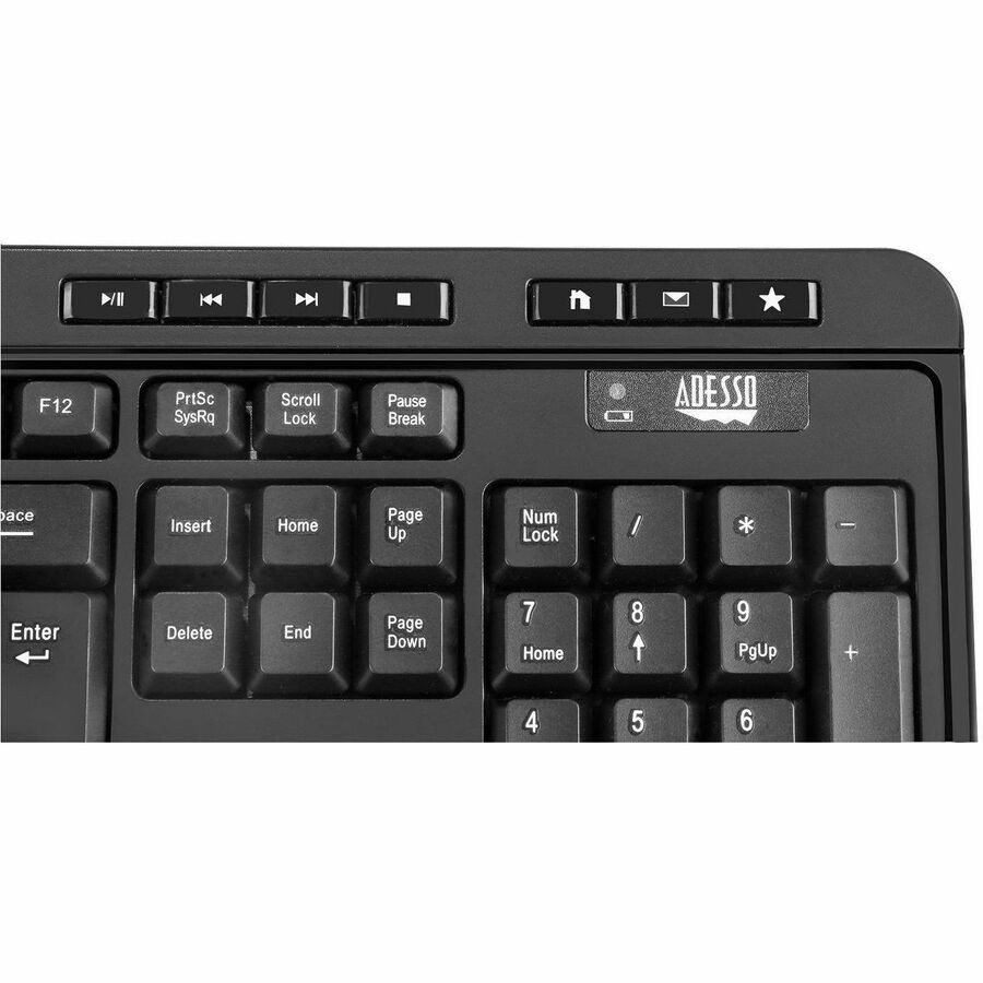 Adesso Wireless Keyboard Mouse TAA WKB1320CBTAA