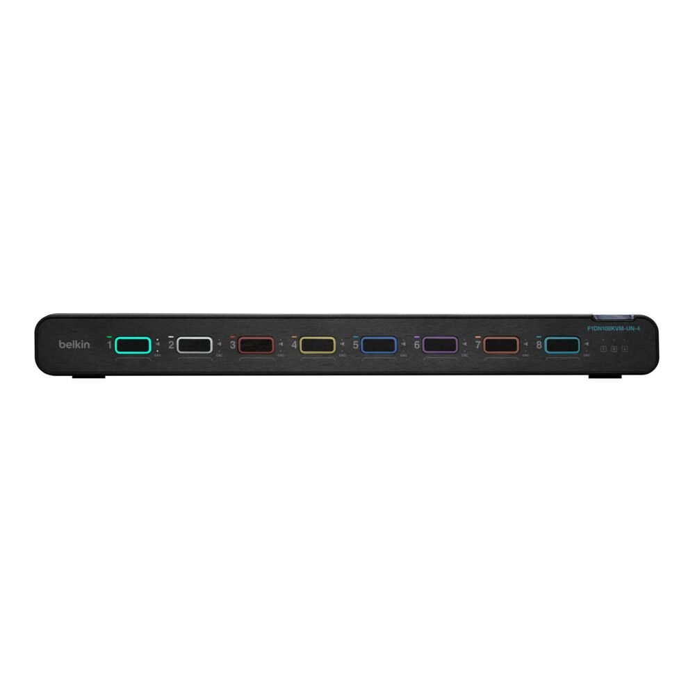 Belkin 8 Port Single Head DP HDMI F1DN108KVM-UN-4