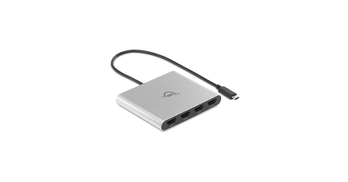 OWC USBC Quad HDMI 4K Adptr OWCCADPDL4HDMI