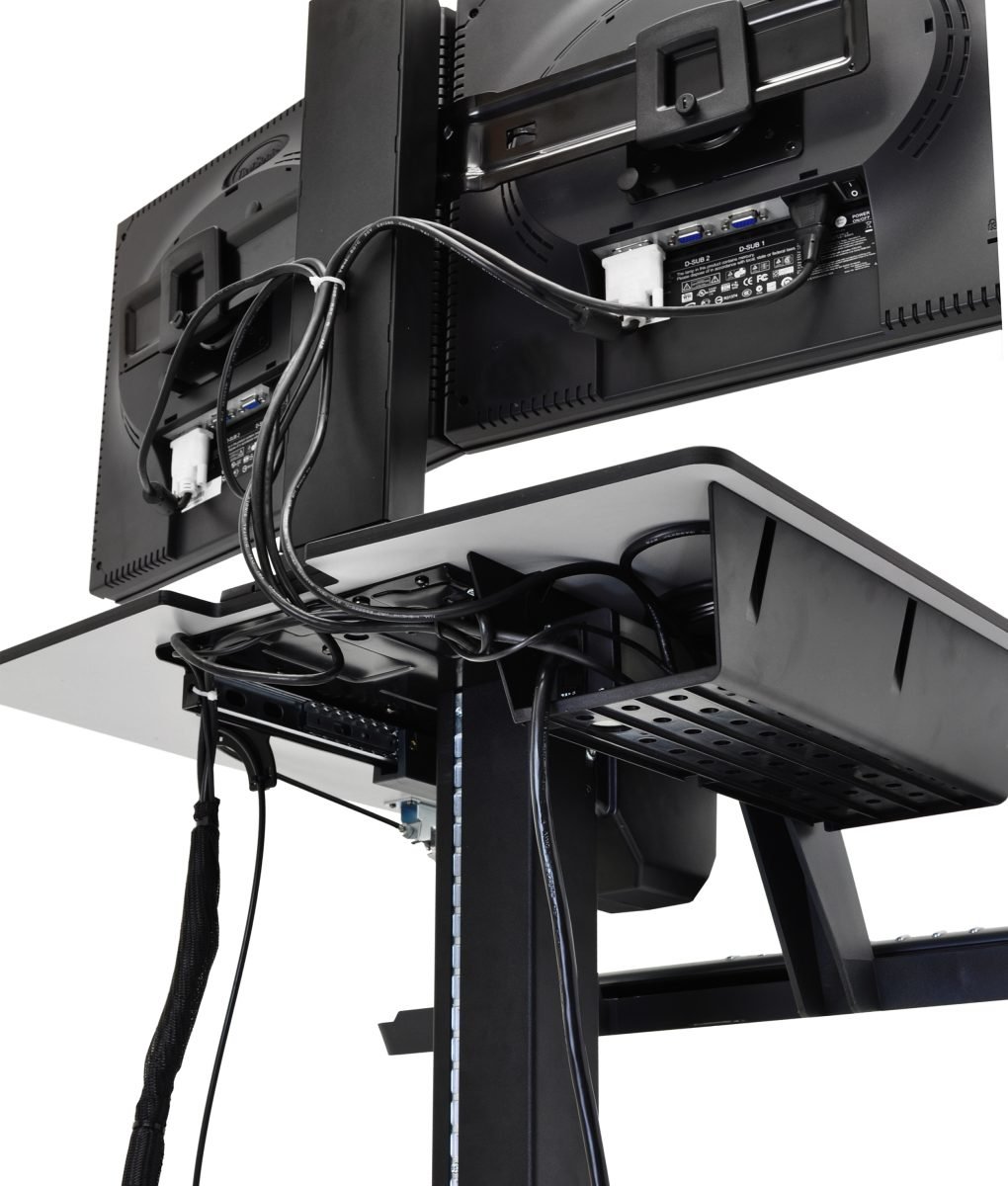 Ergotron WorkFit C Dual Sit Stand Work 24-214-085
