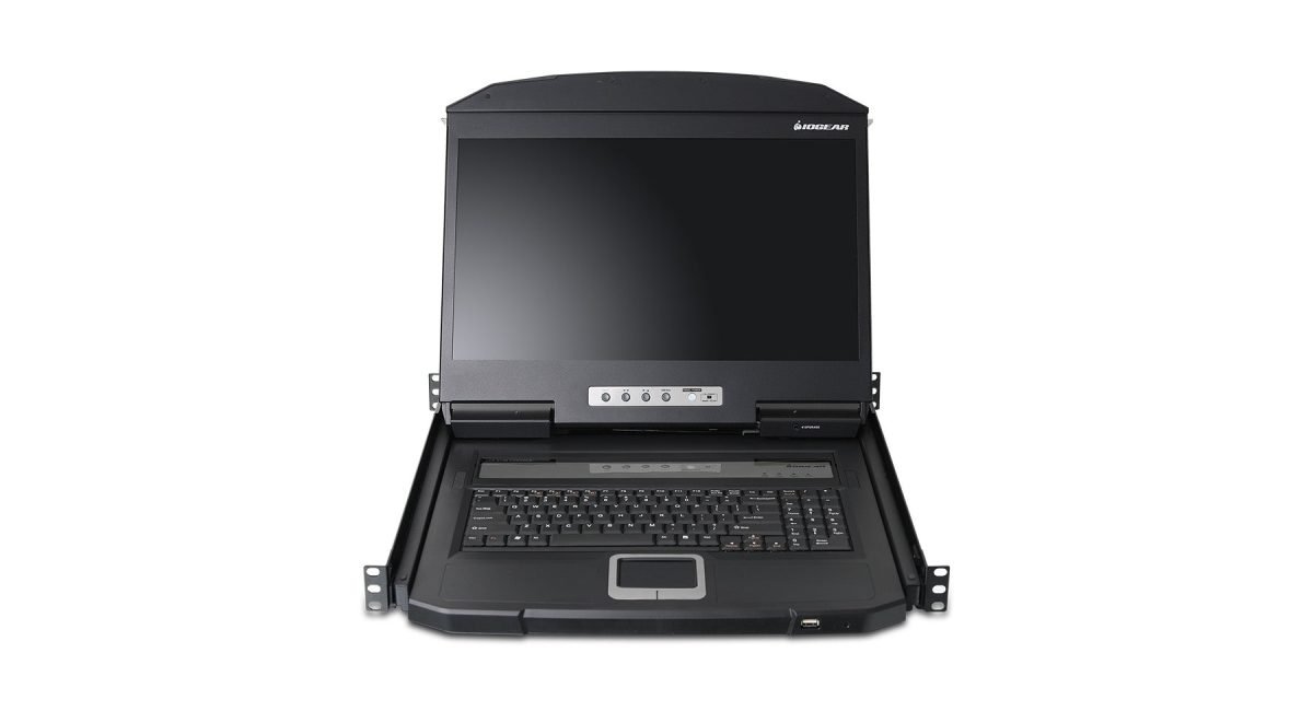 IOGear 18.5" VGA 8 Port LCD GCL1908WKITU