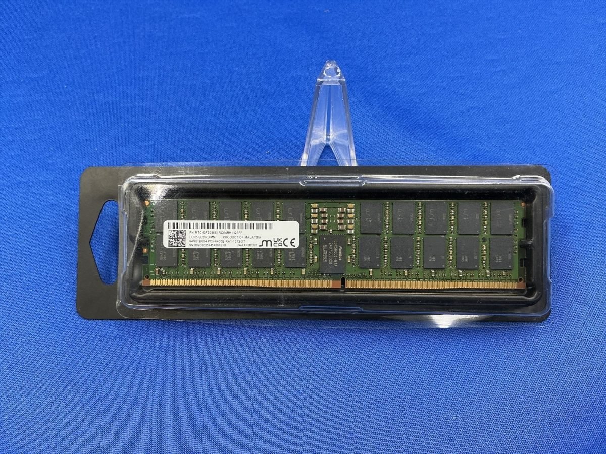 Micron 48GB DDR5 8000 RDIMM 1Rx4 MTC20F104XS1RC80BC1R