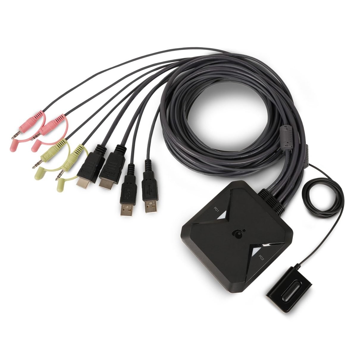 IOGear 2Port 4K KVM Switch w HDMI GCS92HU
