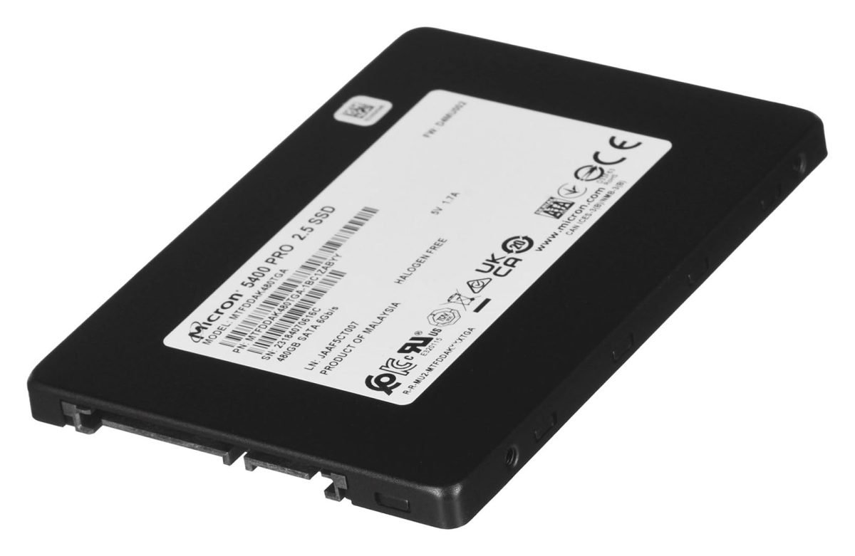 Micron 5400 PRO 480G SSD MTFDDAK480TGA-1BC1ZABYYR