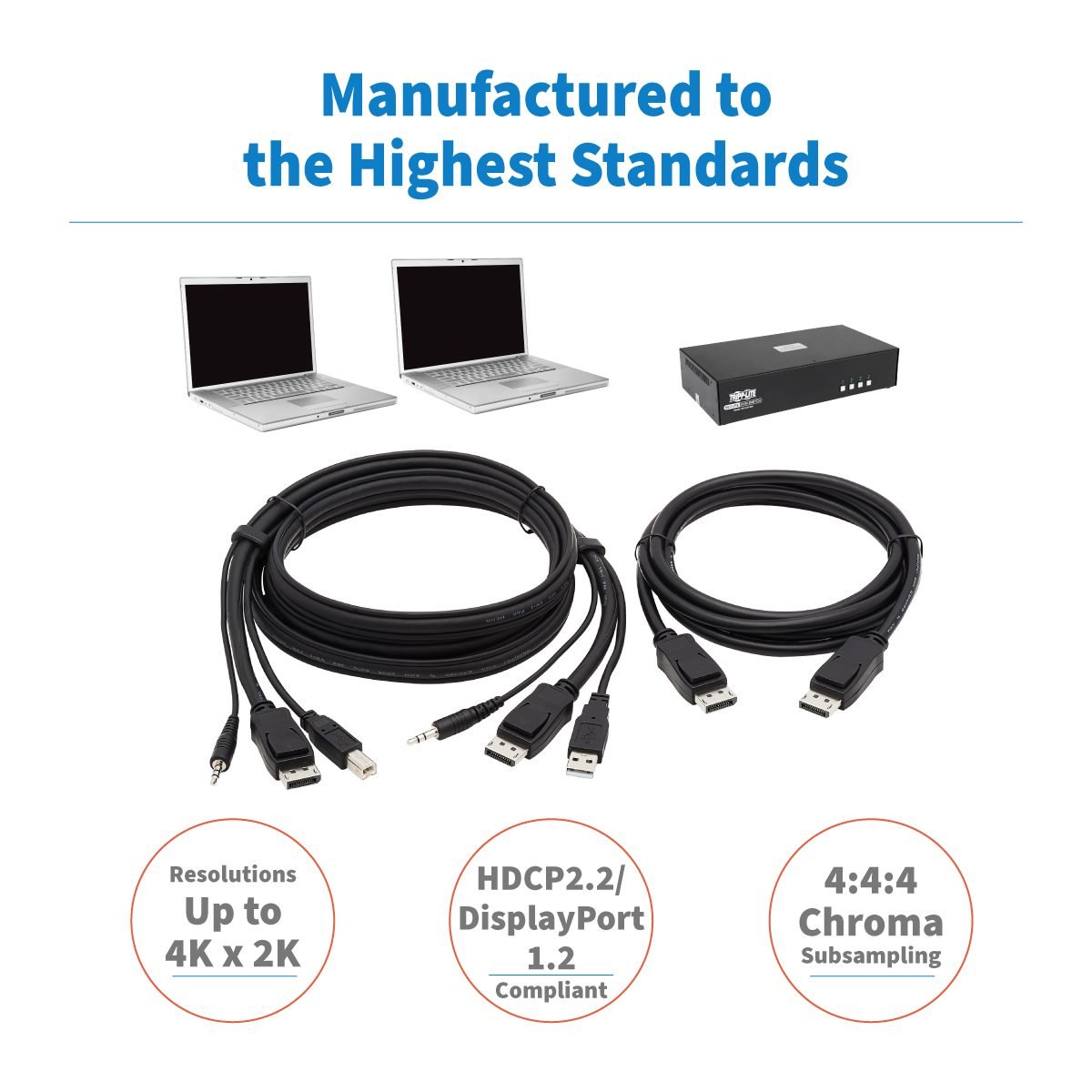 Eaton Dual DisplayPort KVM Cable Kit P783-006-DP