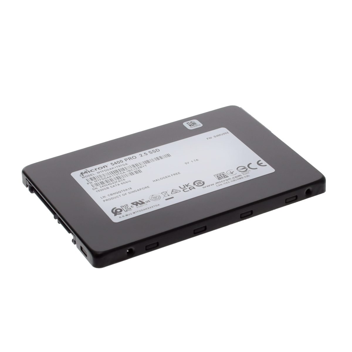 Micron 5400 PRO 1920G SSD MTFDDAK1T9TGA-1BC1ZABYYR