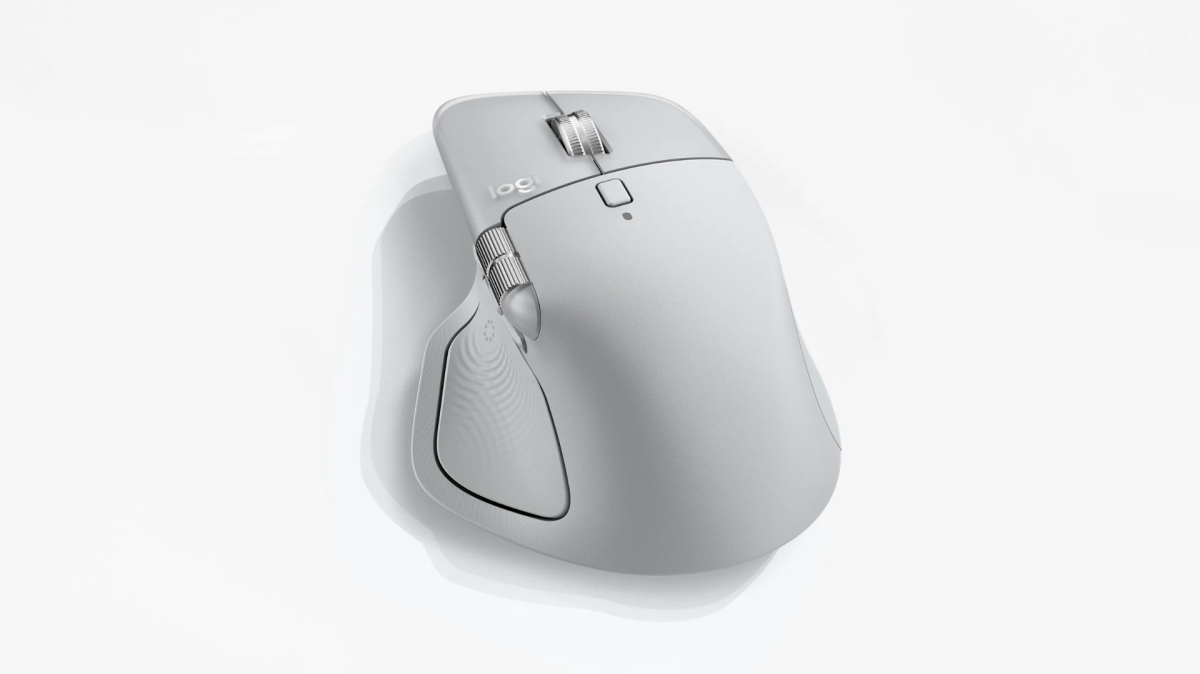 Logitech MX Master 4 Mouse Pale Gray 910-007559