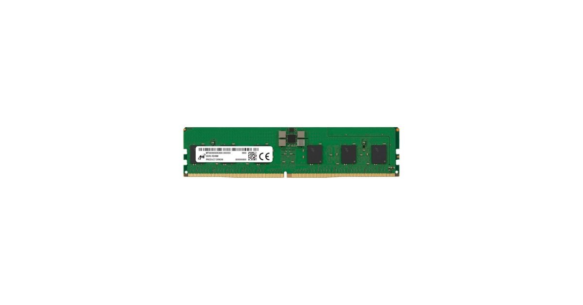 Micron DDR5 RDIMM 128GB 2Rx4 5600 MTC40F2047S1RC56BR