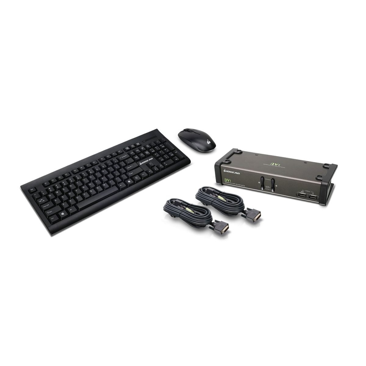 IOGear 2 port DVI KVMP Swtch w Cable GCS1102
