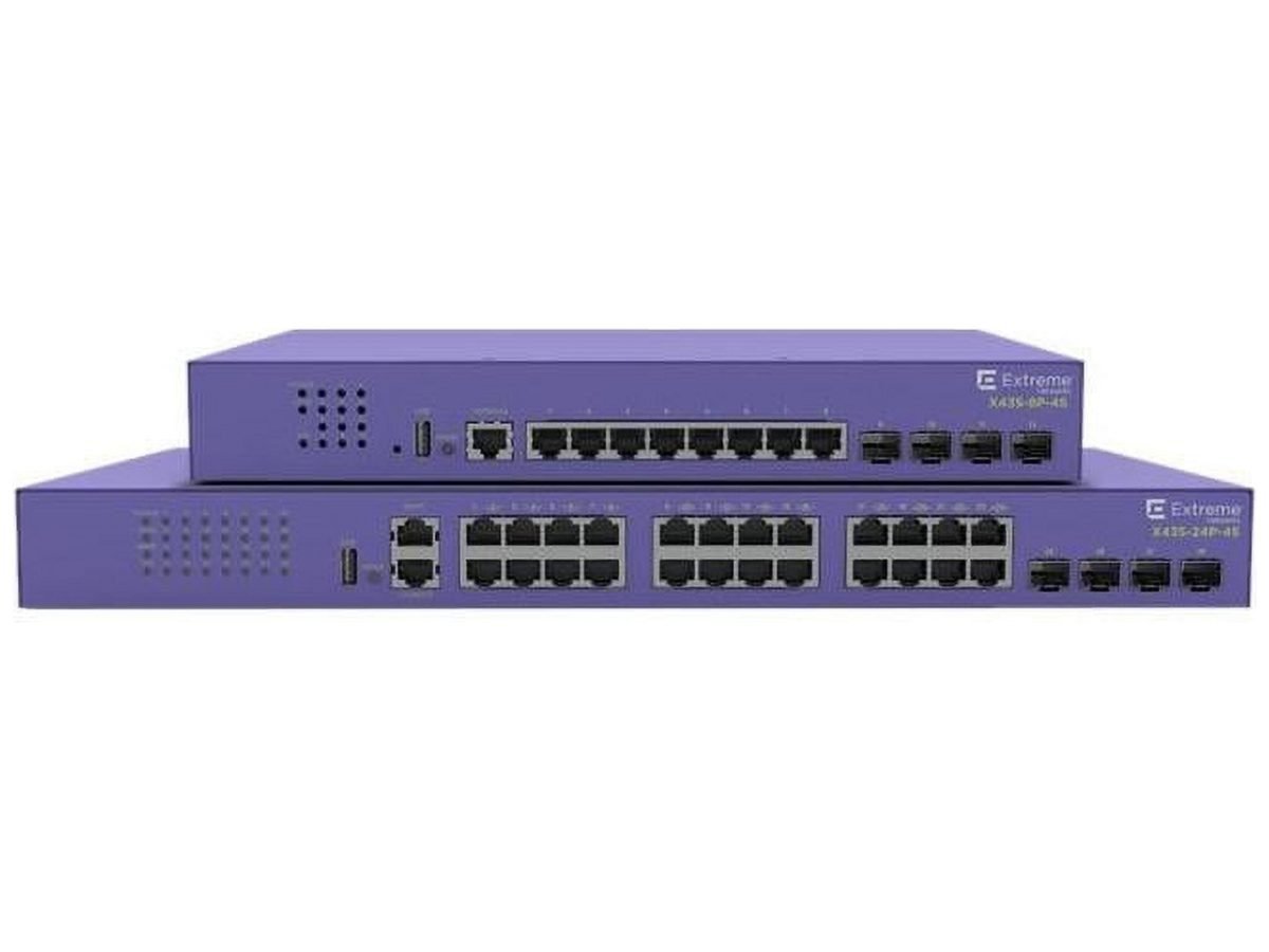 EXTREME NETWORKS X465 24port PoE Switch X465-24MU