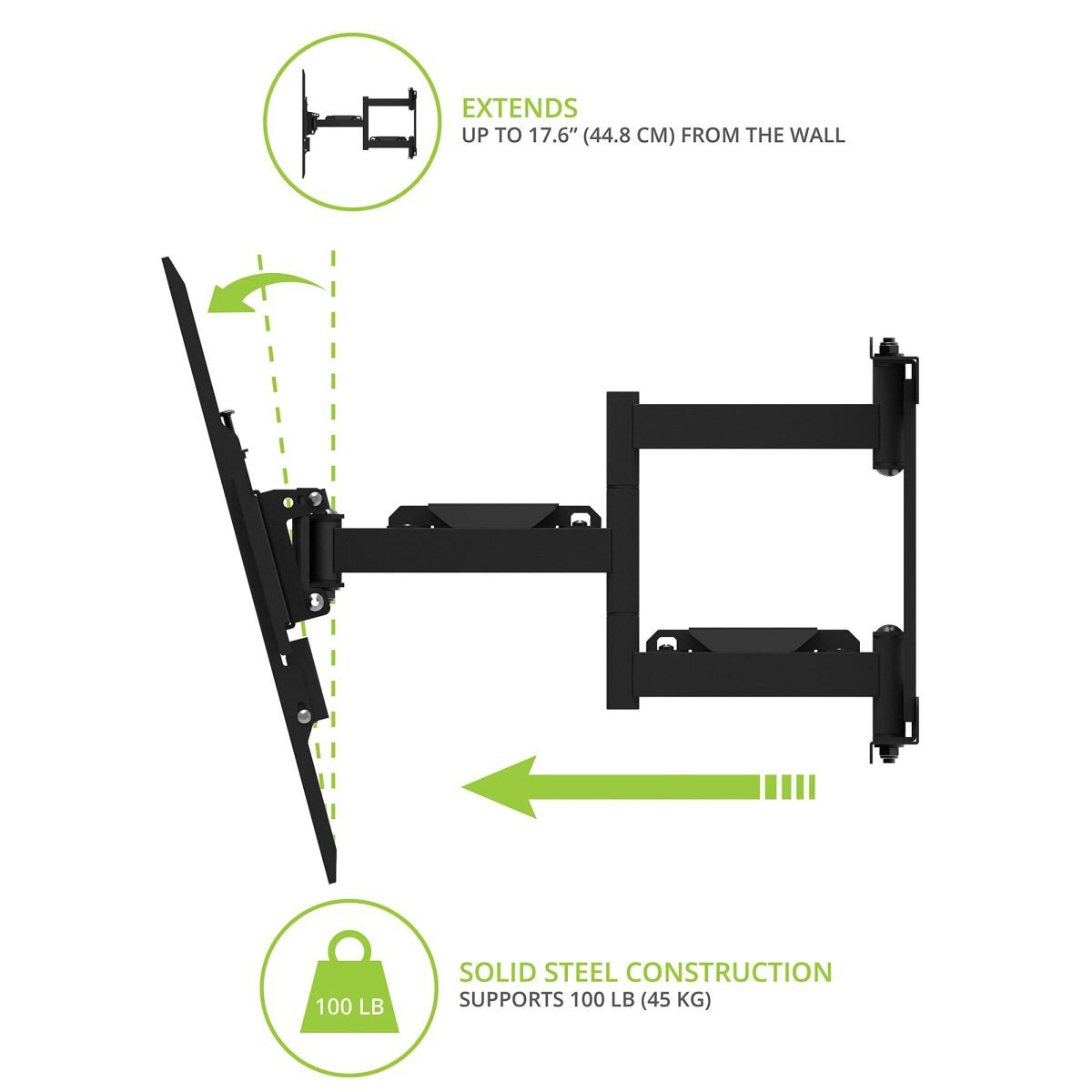 Kanto Living Full Motion Anti-Theft Securit SDX600