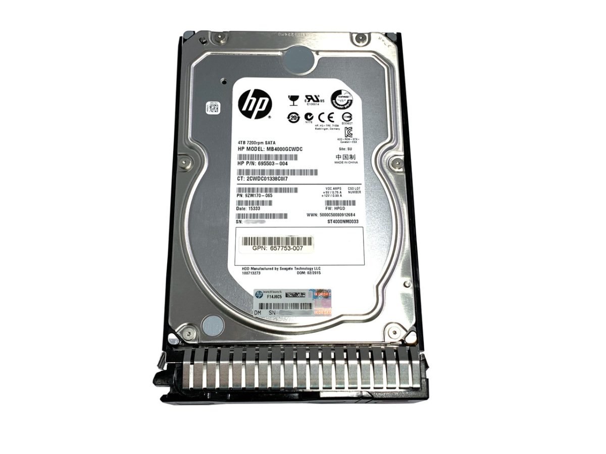 HPE 4TB SATA 7.2K LFF SC DS HDD 872491-B21