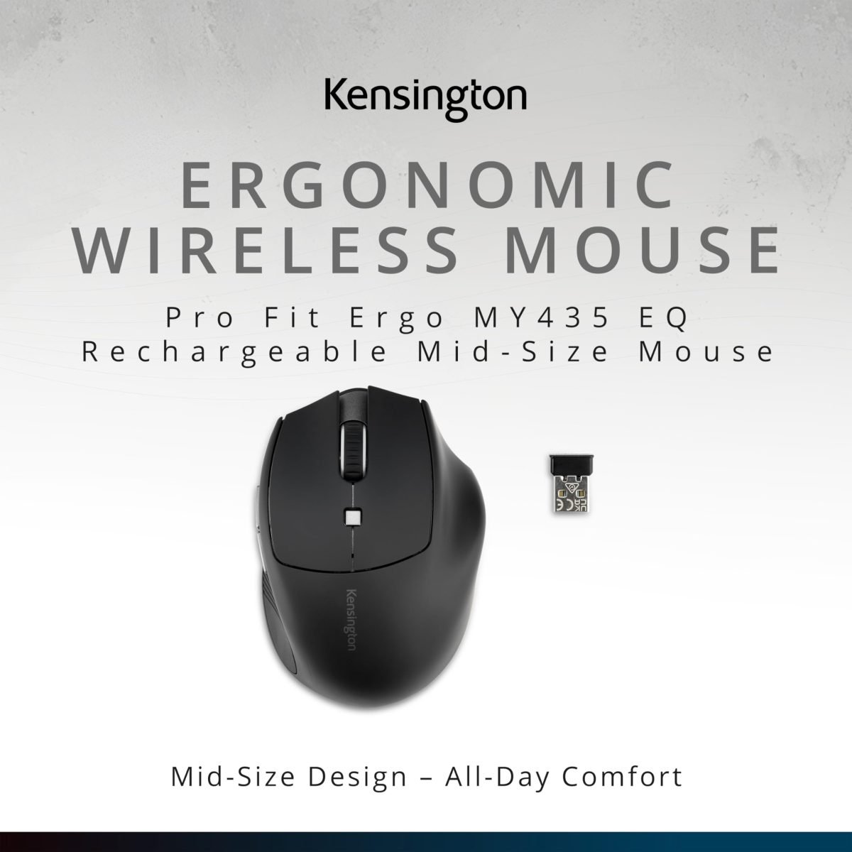 Kensington F,MY435 EQ RECHARGEABLE MOUSE, K72501NA