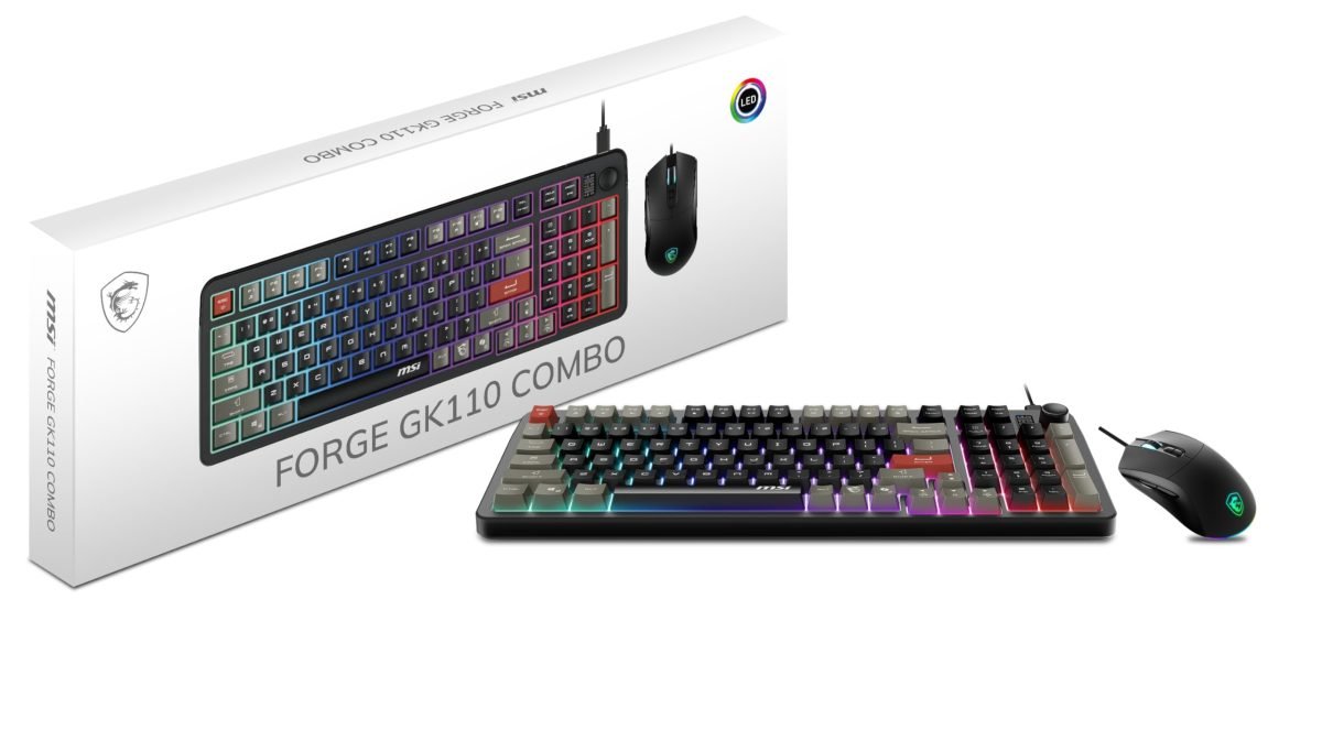 MSI FORGE GK110 KEYBOARD AND MOUSE FORGEGK110C