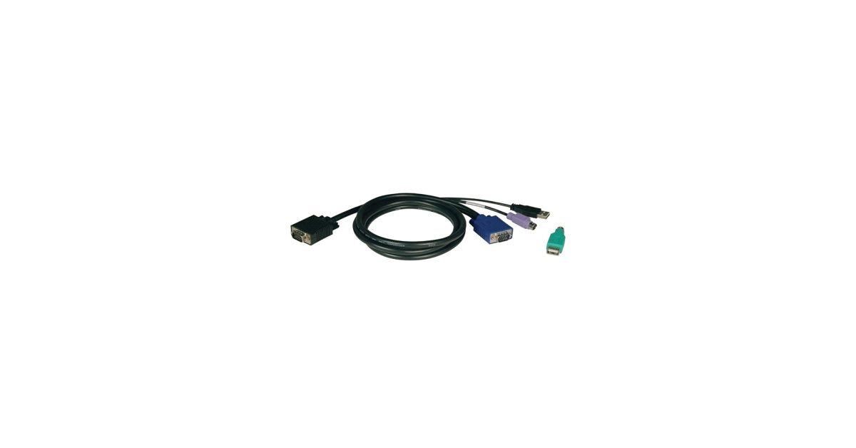 Eaton 15' PS2/USB KVM Cable Kit P780-015