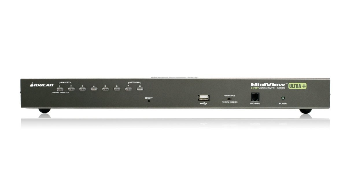 IOGear 8 Port USB PS 2 Combo KVMP Swi GCS1808