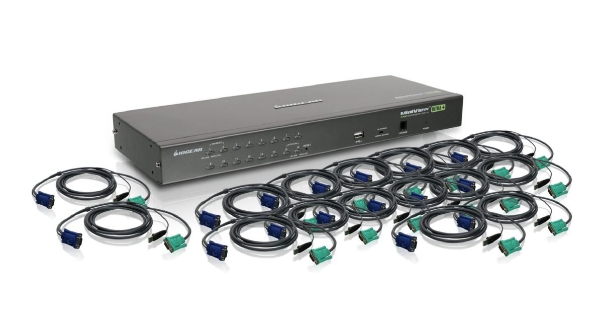 IOGear 16 Port USB KVM Switch GCS1716KITU