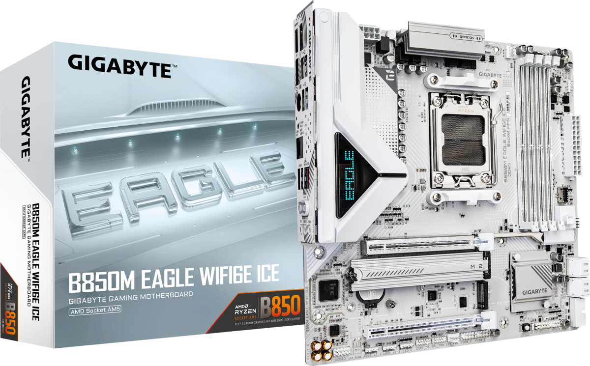 Gigabyte Technology B850M A E WIFI6E ICE B850M AE WIFI6E ICE