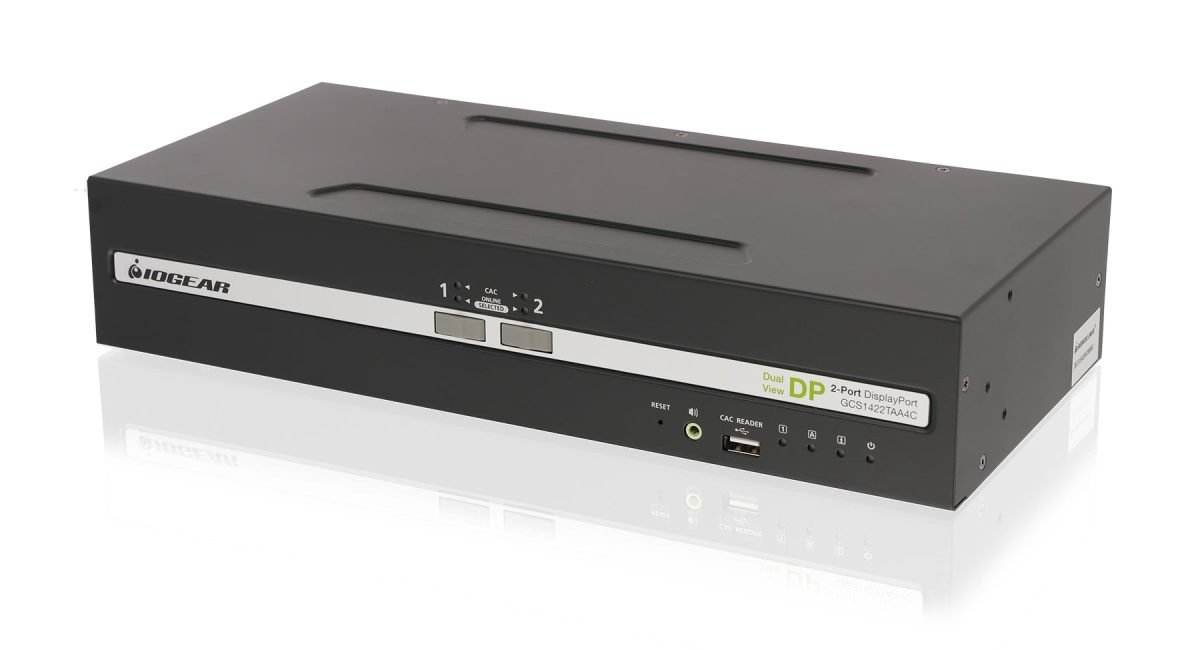 IOGear 4K30Hz Dual View DisplayPort GCS1422TAA4C