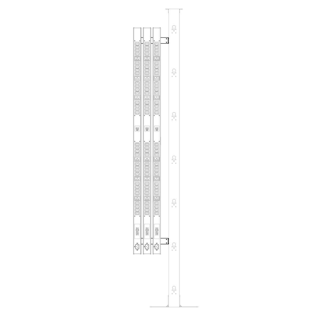 Eaton PDU Mount Kit 2 & 4 Post Racks SRPDU2PBRKT
