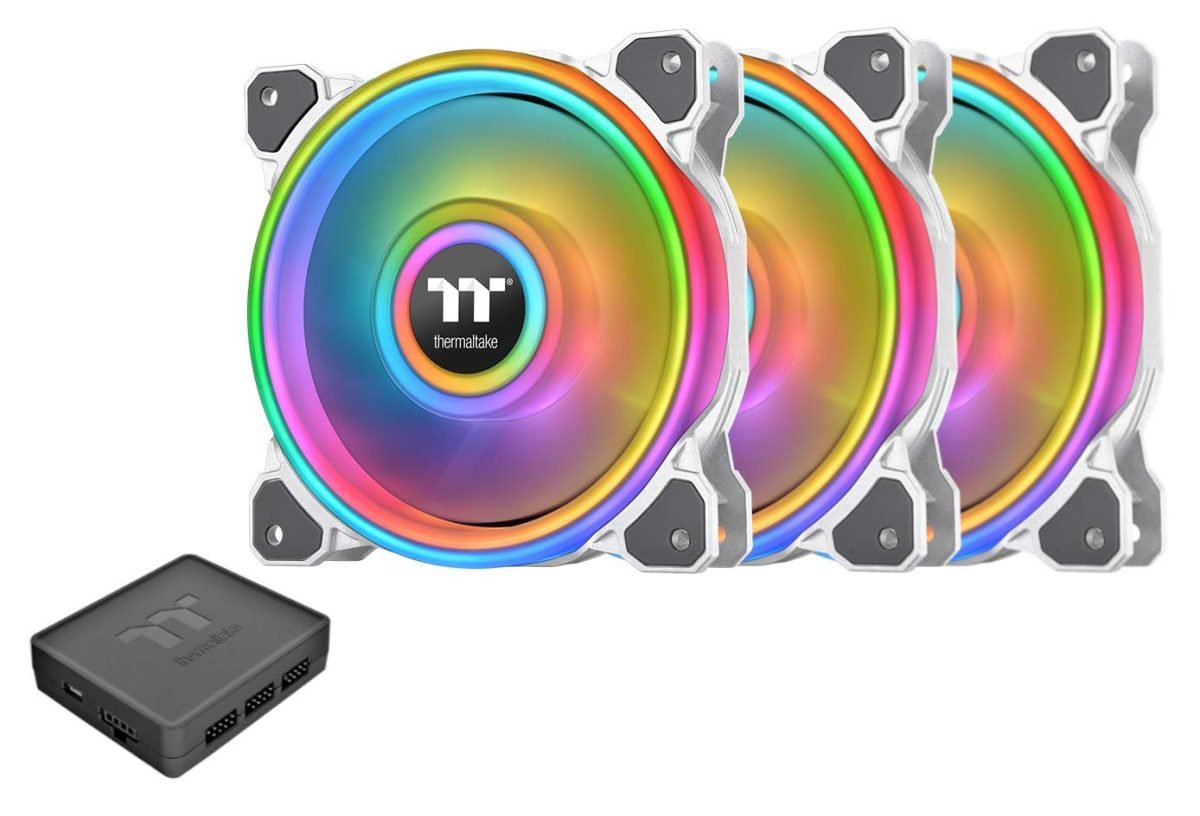 Thermaltake Riing Quad 12 White 3 Pack CL-F100-PL12SW-B