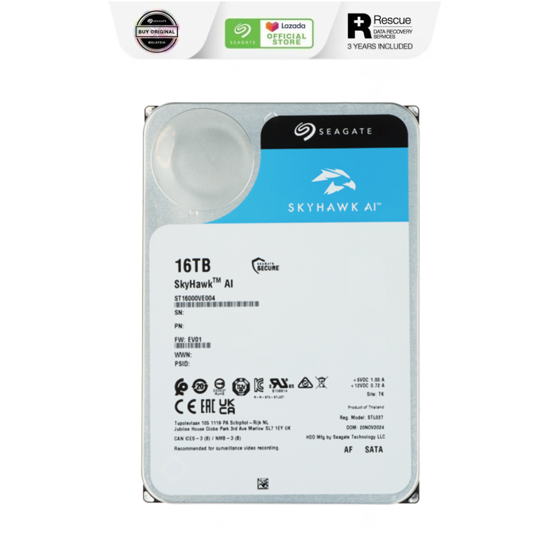 Seagate SkyHawk AI 16TB SATA ST16000VE004