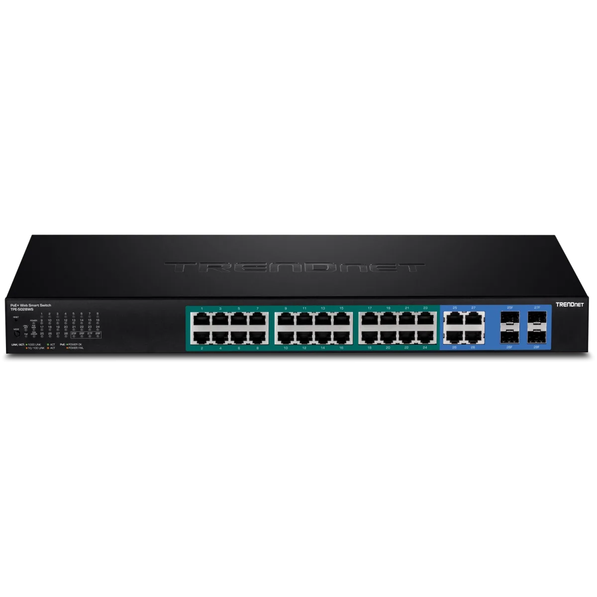 TRENDnet 28-Port Gigabit Web Smart PoE TPE-5028WS