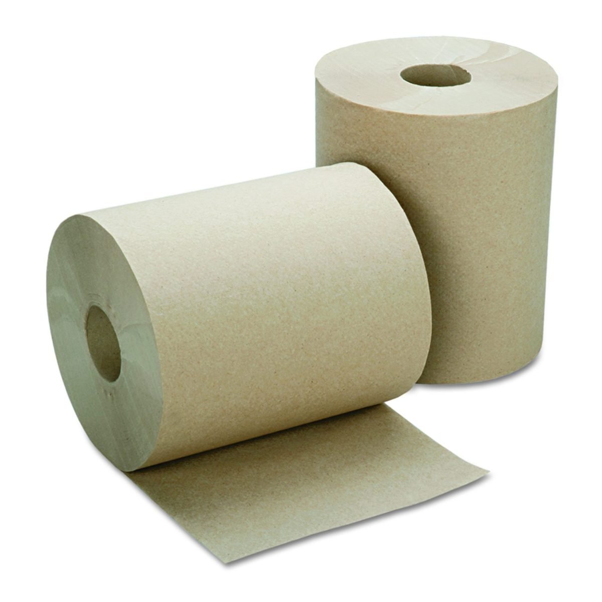 AbilityOne SKILCRAFT Towel, Paper, Hard Roll, Non-Perforated, Single-Ply, 7-7/8" x 600', Natural,