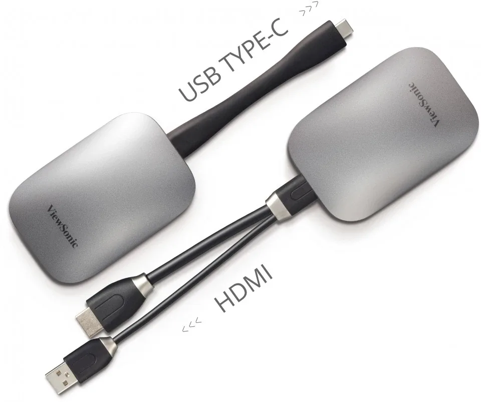 ViewSonic VB-WPS-001 - ViewBoard Cast Dongle, USB type-C, Grey/Black.