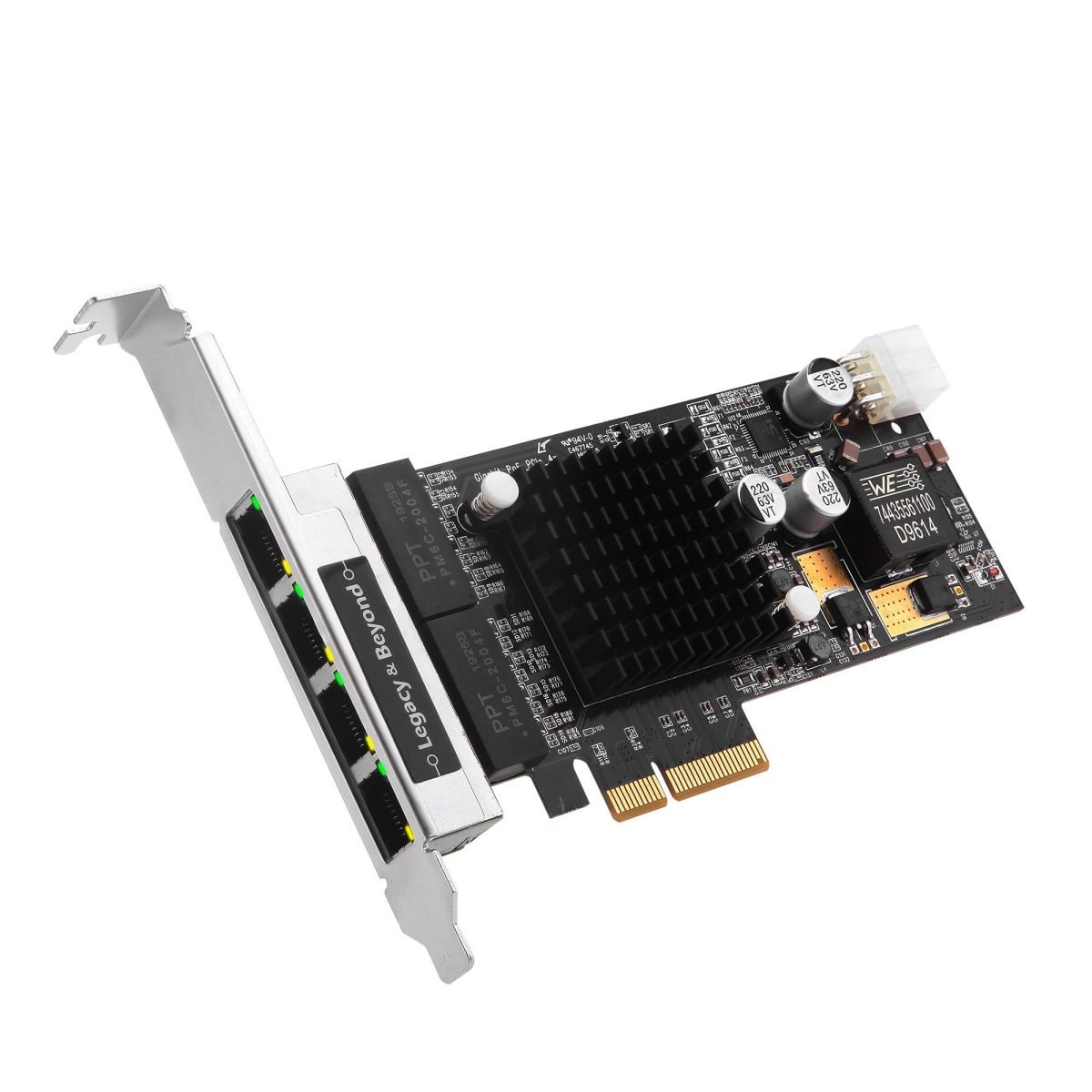 Siig 4 Port Gigabit Ethernet PCIe LB-GE0811-S1