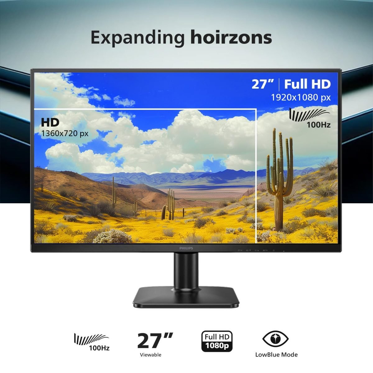 TPV PHILIPS 27" Monitor, LED, IPS, FHD 27E2N2100S