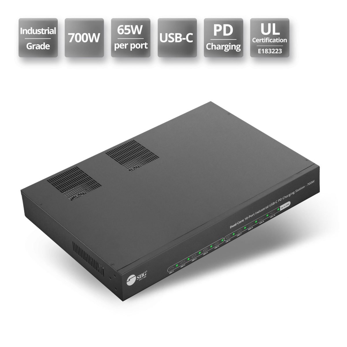 SIIG USBC PD Charging Hub ID-US0B11-S3