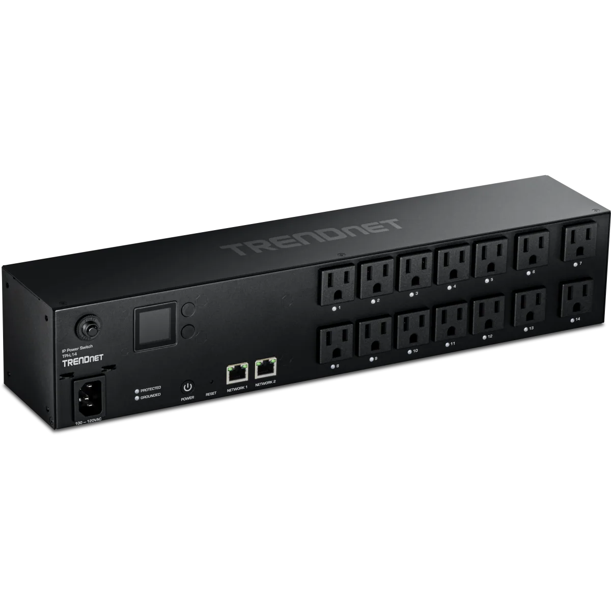 TRENDnet 14-Outlet Managed 2U Rackmount TPI-L14