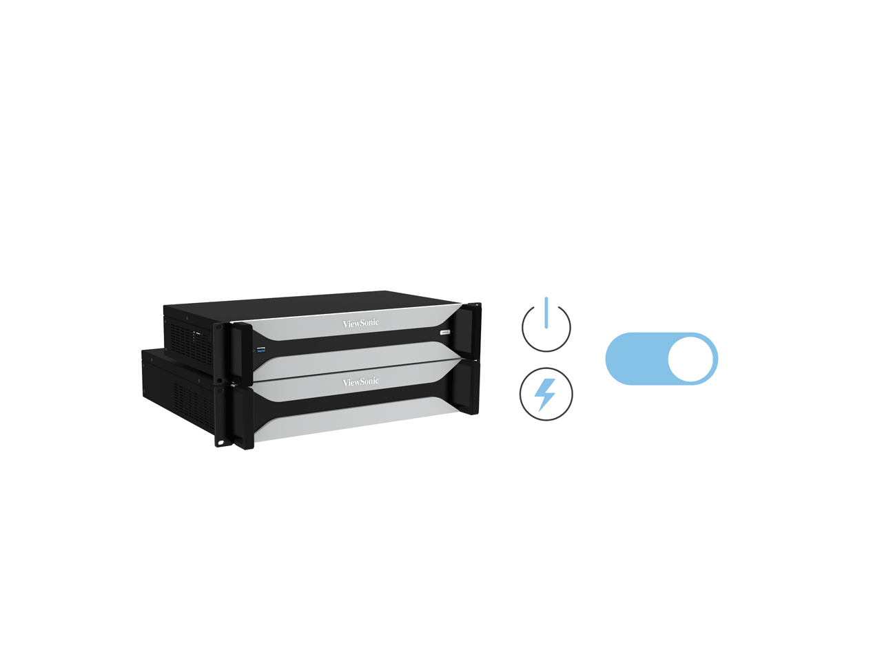ViewSonic LD-SCB-023 - Rack control box without speaker for LDC027 Series / LDC031 Black.