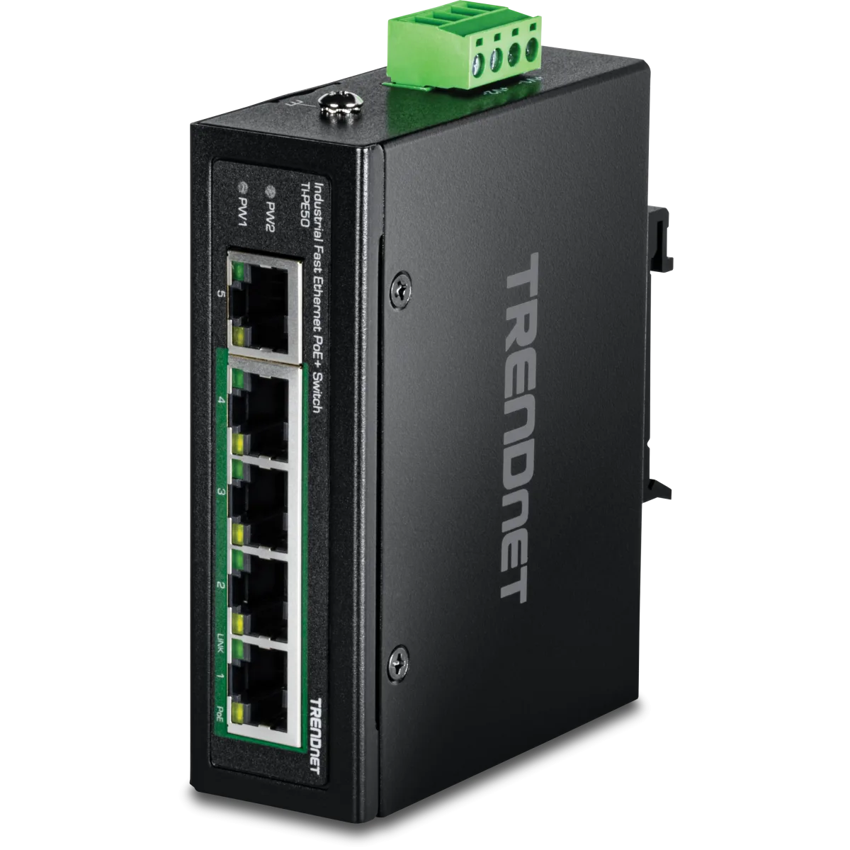 TRENDnet Industrial Fast Ethernet PoE+ TI-PE50