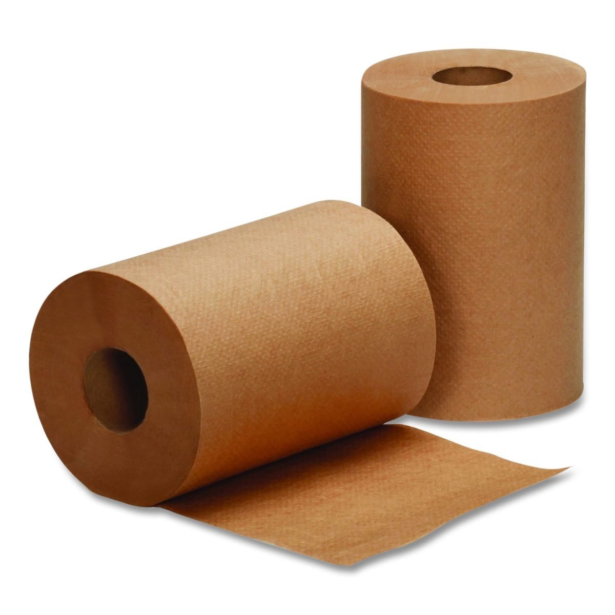 AbilityOne SKILCRAFT Towel, Paper, Hard Roll, Non-Perforated, Single-Ply, 7.87" x 350', Natural