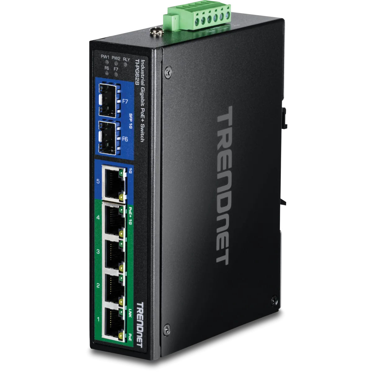 TRENDnet 6P Industrial Gigabit PoE TI-PG62B