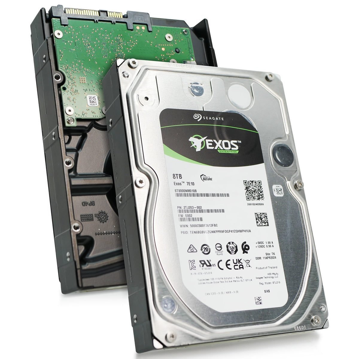 Seagate Exos 8TB 7E10 HDD 512E 4KN SAS ST8000NM018B