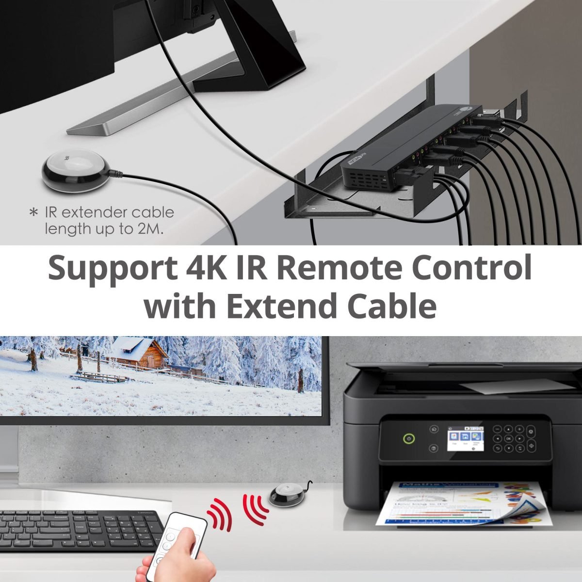 Siig 4x1 DP 4K KVM USB 3.0 Switch CE-KV0D11-S1