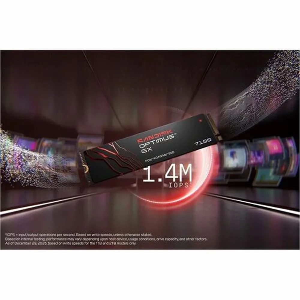 SanDisk Optimus GX 7100 PCIe-G4 500GB SDSP71500GAN-000E0