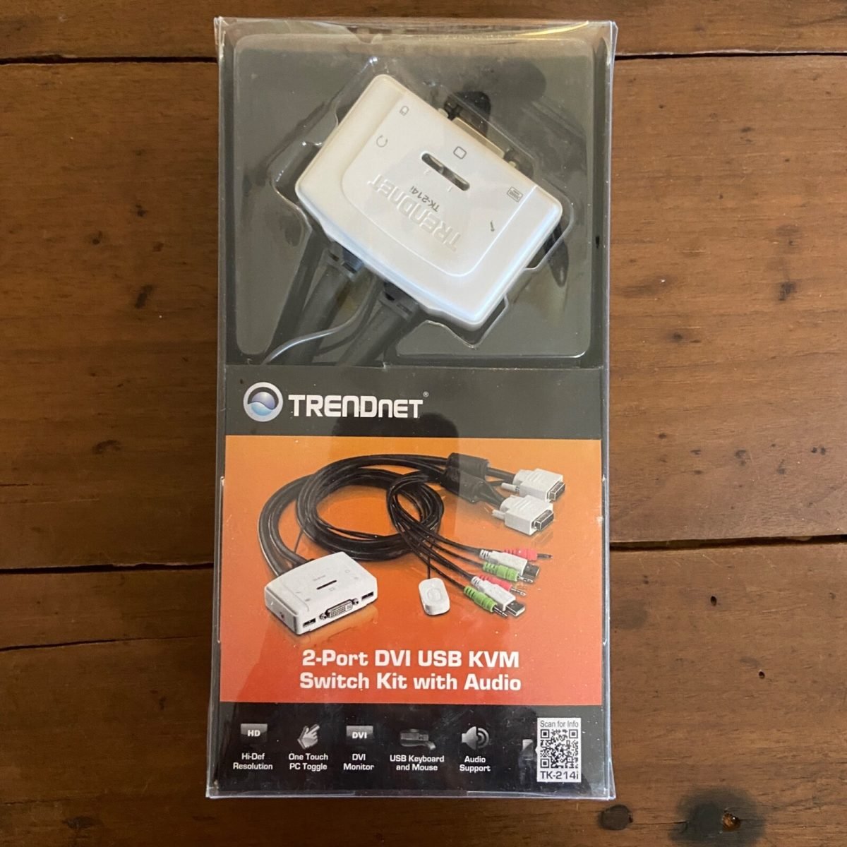 TRENDnet 2-port DVI USB KVM Switch TK-214i