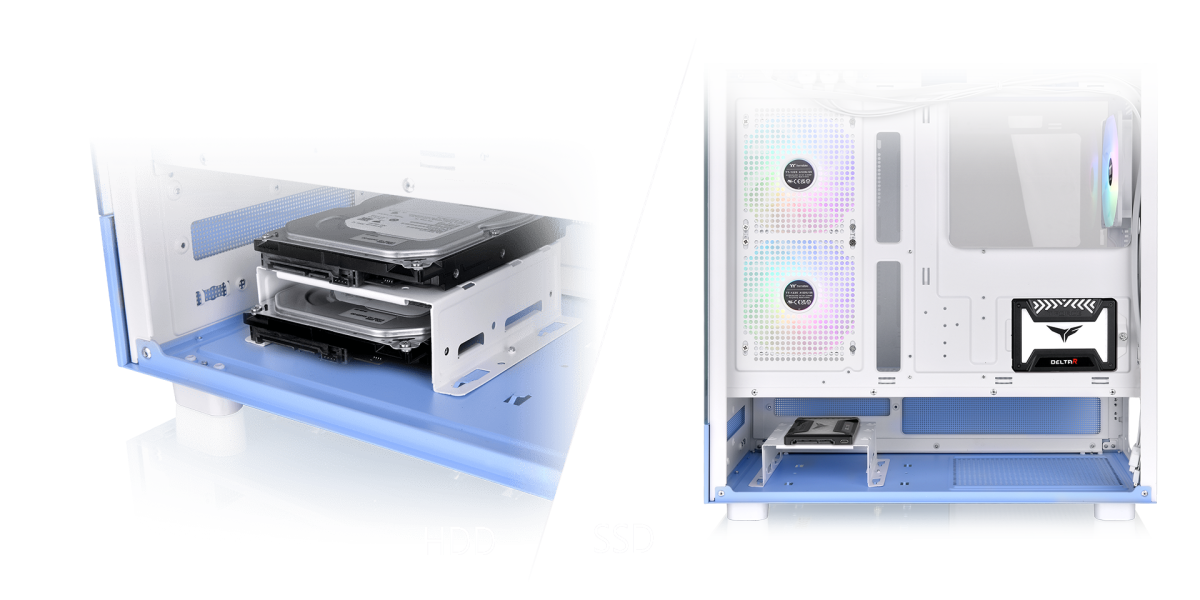 Thermaltake View 270 SR Hadrangea Blue CA-1Y7-00MFWN-06